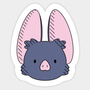 Bat Head Sticker